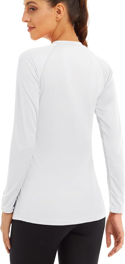MAGCOMSEN Women's Long Sleeve Shirts UPF 50+ Sun Protection Shirts for Hiking Fishing Workout Rash Guard