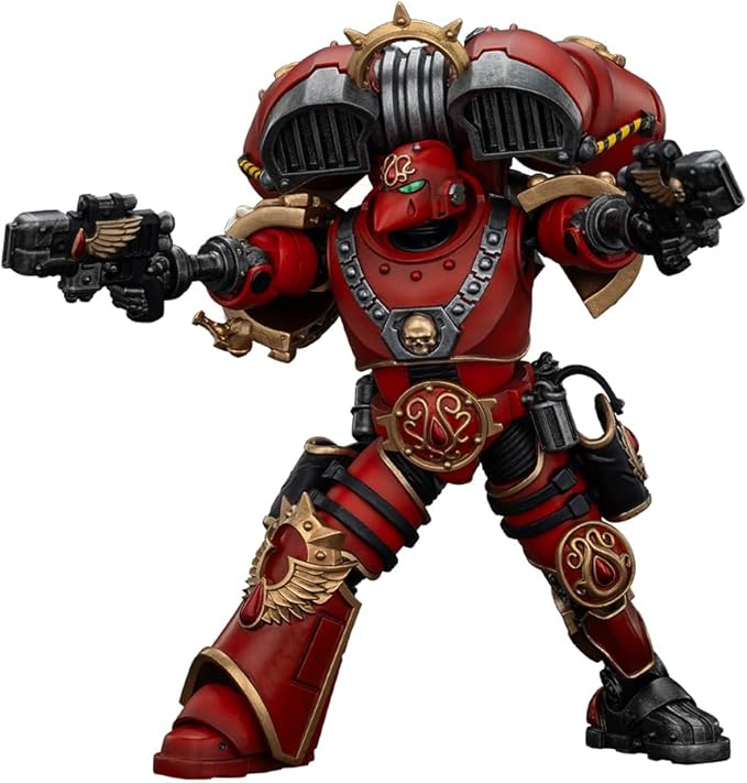JOYTOY Warhammer The Horus Heresy 1/18 Action Figure Blood Angels Dominion Zephon Crafted Heavy Bolt Rifle Collection Model Birthday Gifts