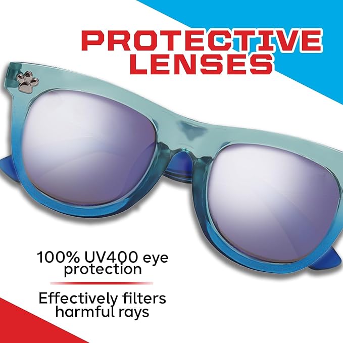 Sun-Staches Paw Patrol and Paw Patrol Skye Sunglasses for Kids - with Soft Case - Officially Licensed Paw Patrol Merchandise