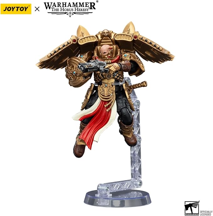 JOYTOY Warhammer The Horus Heresy Legio Custodes Custodian Venatari Squad Venatari with Kenetic Destroyer 2, 1:18 Scale 5.4in Action Figure Mecha Joy Toy Collection Model
