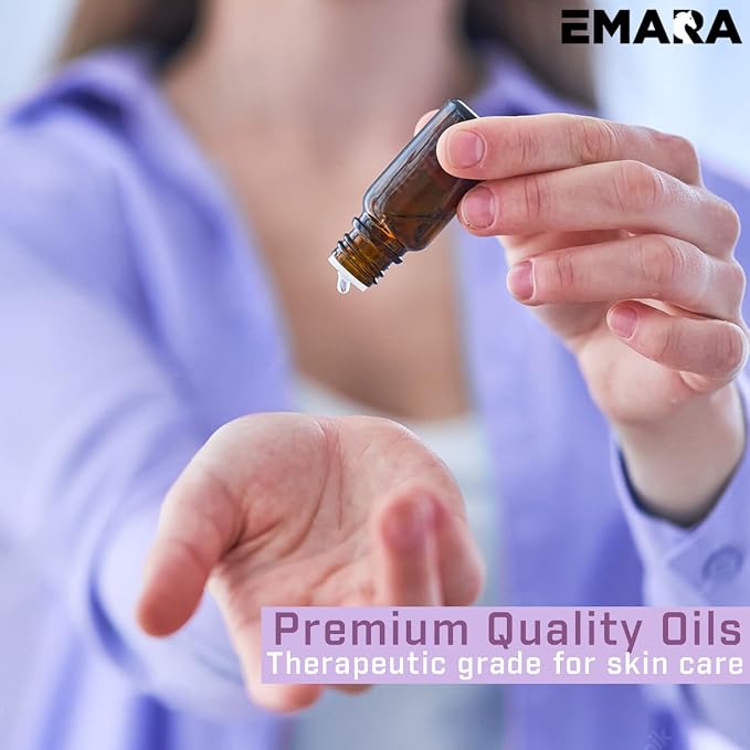 EMARA All Natural Zodiac Pisces Essential Oil for Diffusers, Skin Care, Aromatherapy Fragrance Oil, Organic Therapeutic Grade 15 mL (1/2 fl oz)