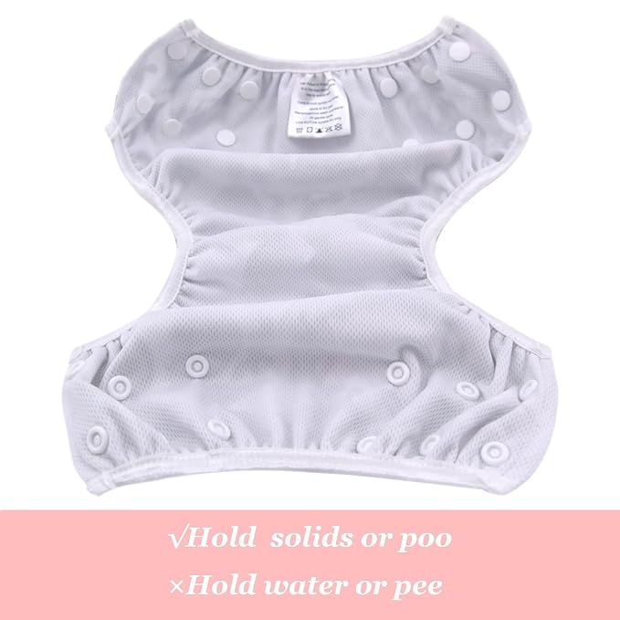 Babygoal Baby & Toddler Boy and Girl Swim Diapers, Reusable Adjustable Washable One Size Fits 6M-3T Gifts and Swimming Lessons 3 Pack 3ZSD07