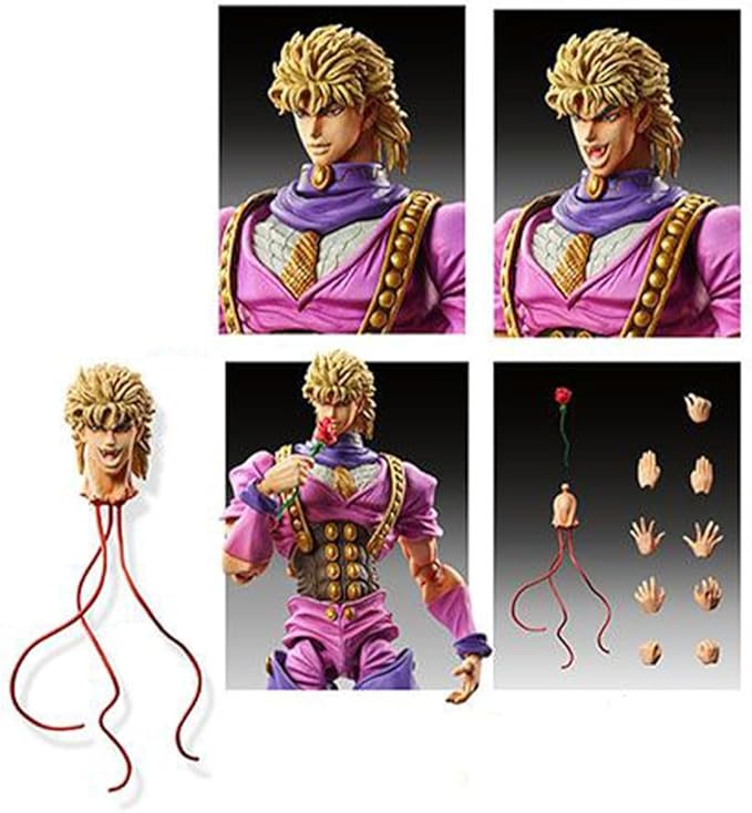 Brando Figures Kujo Jotaro/Joseph Joestar Anime Figure Statues Ultra Movable Action Figurine Ornaments
