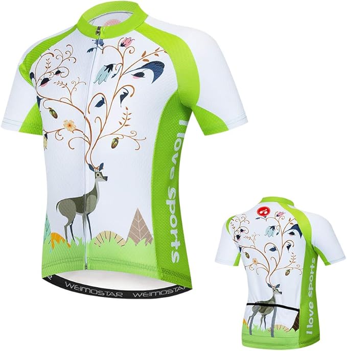 Children Cycling Jersey Set Clothing Boys Girls Shorts Pad Suits