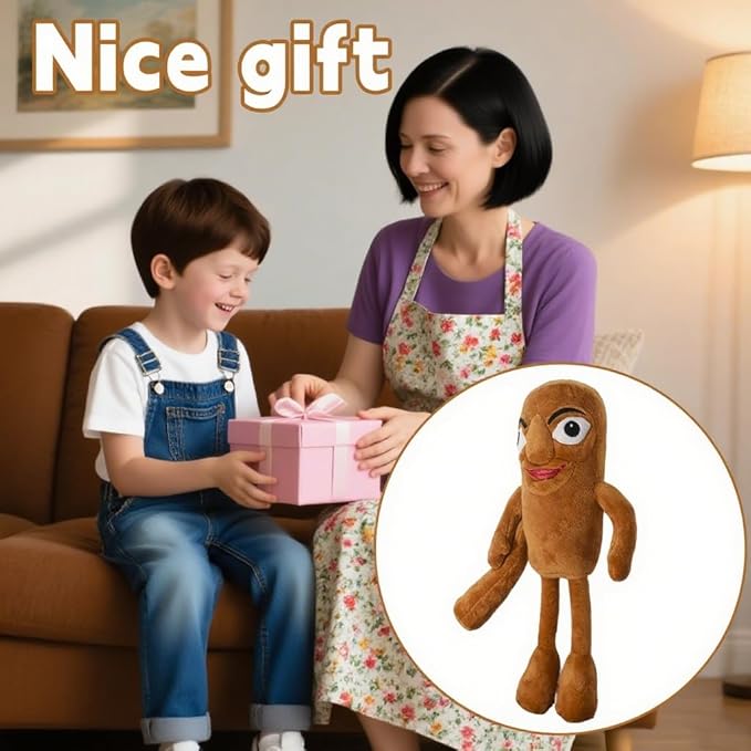 Italian Brainrot,Tung Tung Tung Sahur Plushies Toy 16inch for Fans Gift, Soft Stuffed Animal Pillow for Home Kids' Bedroom Decor, Birthday Christmas Choice for Boys Girls(Tung)