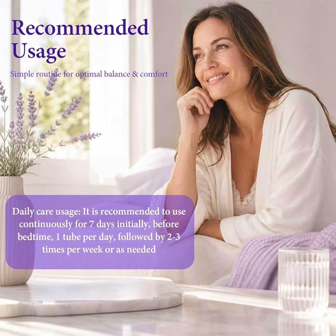 Vaginal Moisturizer | Hyaluronic Acid & Vitamin E | Pre and Post Menopausal | pH Balance for Women | Vaginal Dryness Relief and Long Lasting Wetness (1Box x 6pcs)