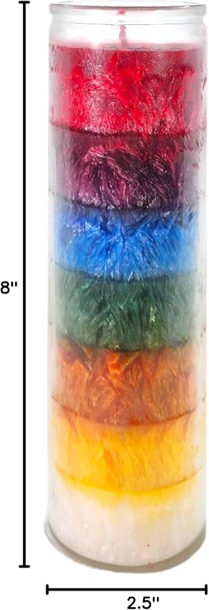 Road Opener 7 Color-Palm Wax Spiritual Intention Spell Candle-[7 Color] | Vela CASA ESOTERICA PERFUMADA- (ABRE CAMINOS)