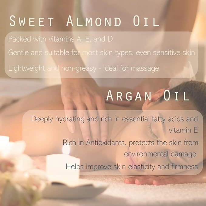 The Ilex Wood - Invigorate - Vegan Natural Energising Spa Massage Oil, Handmade - 3.38 fl oz (100ml)