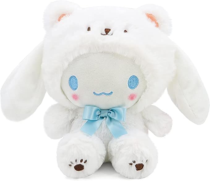 Cartoon Kawaii White Bear Cross-Dressing Series Plush,Soft Plush Doll Cute Soft Toys, Plush Pillow Stuffed Animals Toy Birthday Gifts for Girls Kids (D)