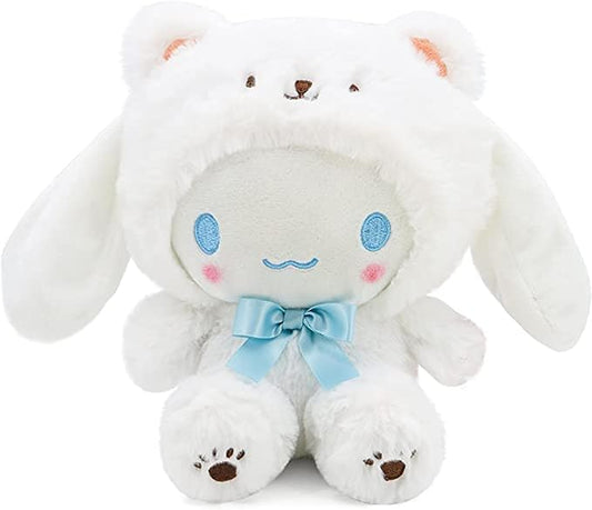 Cartoon Kawaii White Bear Cross-Dressing Series Plush,Soft Plush Doll Cute Soft Toys, Plush Pillow Stuffed Animals Toy Birthday Gifts for Girls Kids (D)