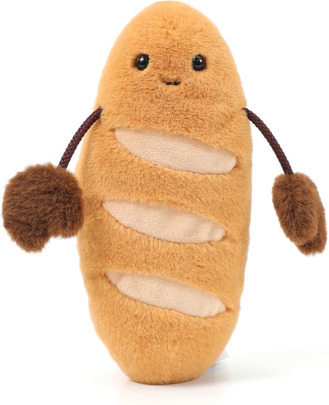 RECUR Stuffed Animal Baguette Plush Toy,Soft Food Plush,Cute Funny Plushie, Adorable Gift for All Ages