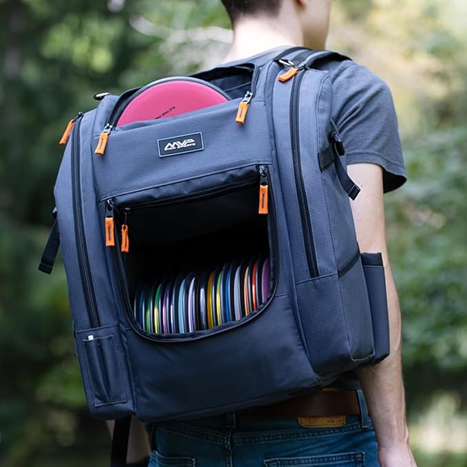 MVP Disc Sports Voyager Lite Backpack Disc Golf Bag (Choose Your Favorite Color)