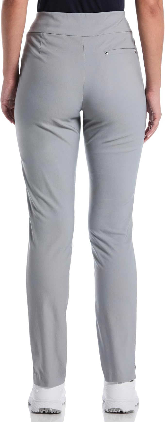 PGA Tour Women's Stretch Golf Pants with Pull-on Waist, 31" & 32" Inseams, Tummy Control, Moisture-Wicking, Sun Protection