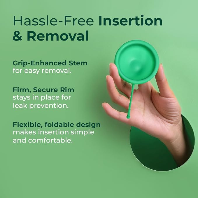 SHORDY Reusable Menstrual Disc Small and Large with Electric Sterilizer | 12-hr leak-free Comfort Period Disc, Easy-clean Starter kit, soft silicone Disco menstrual, Cups & tampon alternative