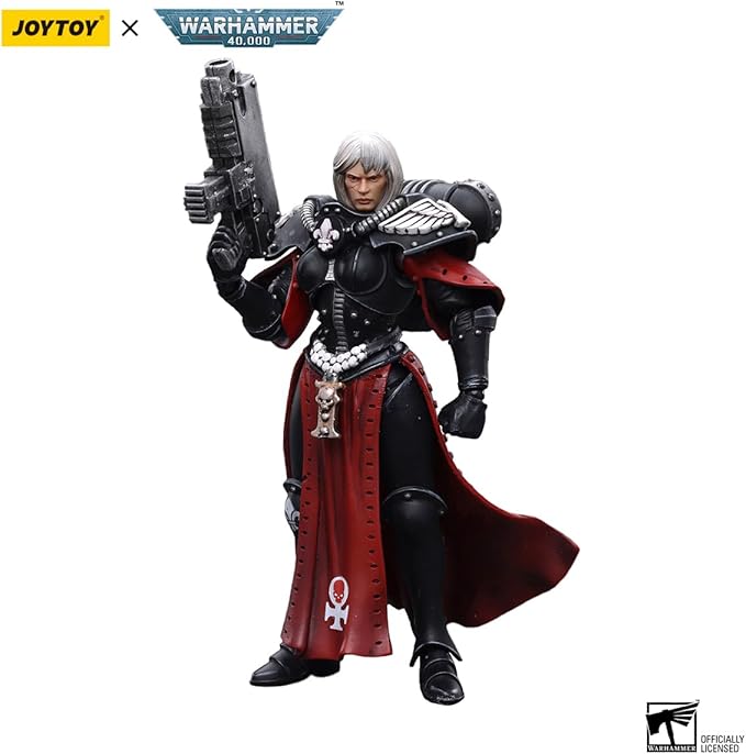 JOYTOY 1/18 Action Figures - Warhammer 40,000 Adepta Sororitas Battle Sister Sister Noyalle - 4‘’,Classic Character,Collectible,Age 15 and Above
