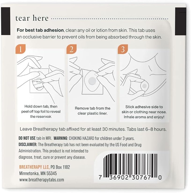 Aromatherapy Harmony Patches - Pure Essential Oil Aroma Patch - Cypress and Black Spruce Essential Oils for Connection and Emotional Balance - 8-Pack
