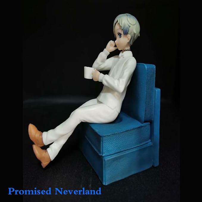 KPOP Anime Figure,Ray-Norman-Emma Figure Anime Figure Cute Cartoon Action Figures Desktop Ornaments