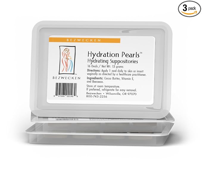 Bezwecken - Hydration Pearls Ovals (3-Pack) -16 Ovals – Professionally Formulated for Immediate Vaginal Lubrication – Safe & Natural