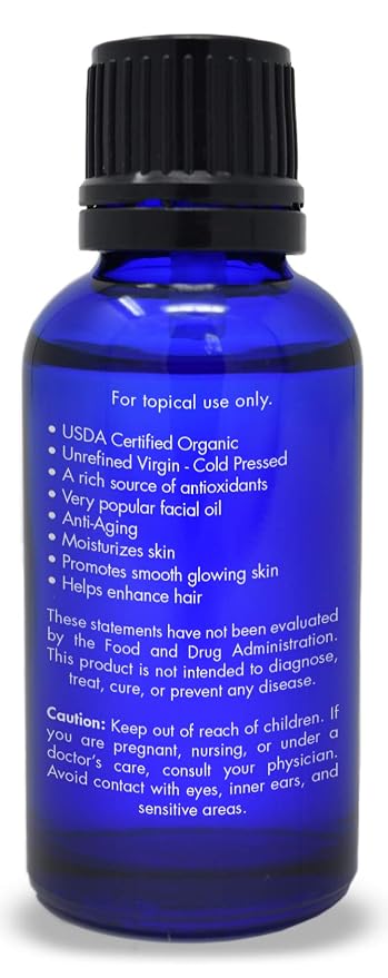 Zongle Therapeutics Organic, Marula Oil – 100% Pure, Marula Oil, for Face, Hair, 1 OZ