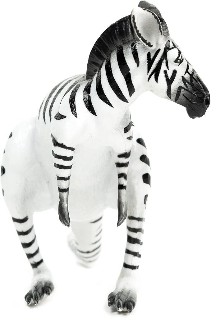 Randimals Zebra Style Kangaroo Figurine Toy 5”, Premium Hard Rubber Animal Action Figure Toy, Hybrid Friend Encourages Adventure & Imagination