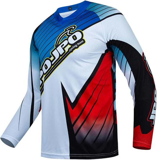Dirt Bike Jersey for Youth, Kids Mountain Bicycle Shirt Long Sleeve Children Downhill Jerseys for Motorcycle Motocross