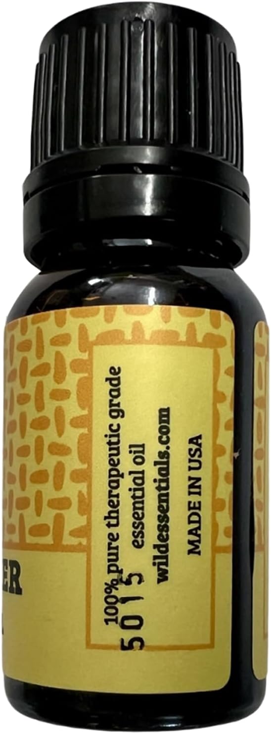Wild Essentials Breathe Easier 100% Pure Essential Oil Synergy Blend - 10ml, Cool and clearing for Congestion, Sinus, Allergies, stuffy Nose, Cold and flu Symptoms, Made and Bottled in USA