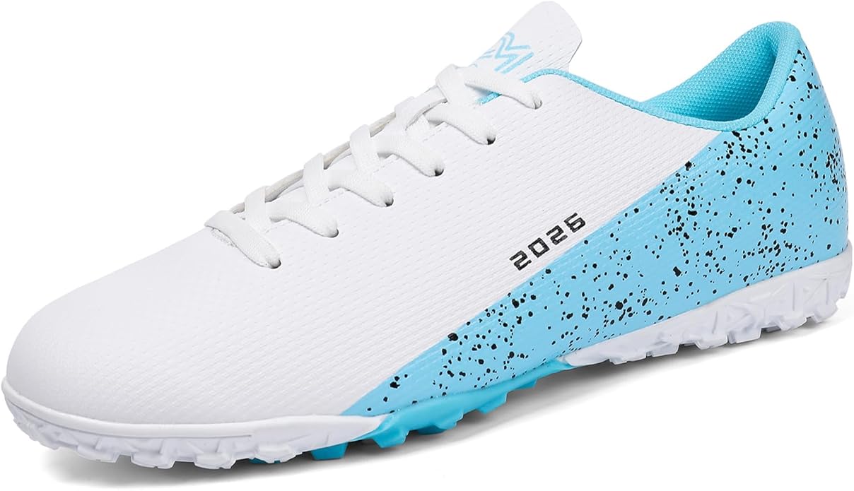 Mens Soccer Cleats Womens Indoor Soccer Shoes Wide Baseball Turf Shoes Adult Youth Rugby Shoes Big Boys Small Spikes AG TF Football Boots