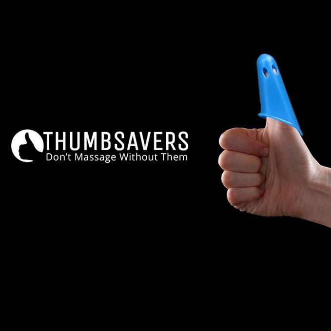 Thumbsavers Advance Massage Tool for Deep Tissue and Trigger Point Massage – Joint Support for Massage Therapists, Chiropractors and Physical Therapists – Hand Protection Aid (Large (Set of 2))