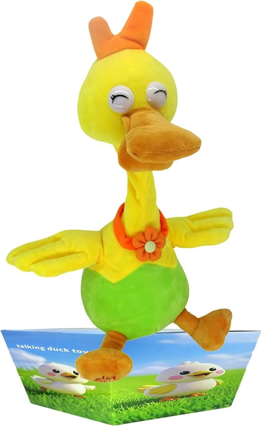 Plush Toys, Music Songs, Ducks That can Speak and Repeat, Gift Ducks That can bark,Adorable Interactive Duck Toy
