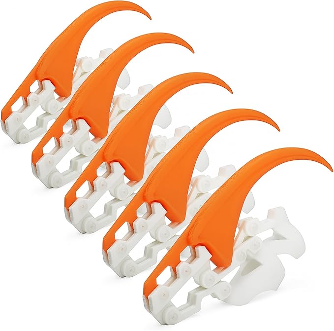 Fidget Toys Adults Anxiety Relief Items Calm Down Supplies,Halloween Decor Decorations Costumes,3D Printed Action Figures,Articulated Claws Horror Cool Stuff Gadgets,Orange