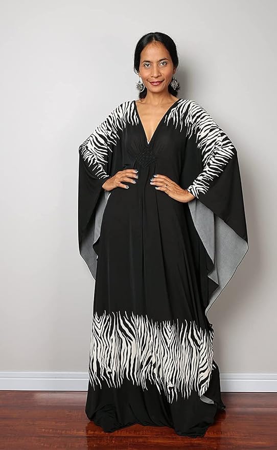Venasha Womens Caftan Floral Print Kaftan Dress Short Sleeve Swimsuit Cover up Loungewear for Summer