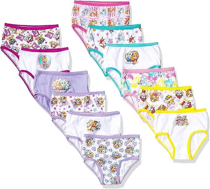 Paw Patrol Girls' Exclusive 12-days Advent Underwear Makes Potty Training Fun, Available in 2/3t-5t
