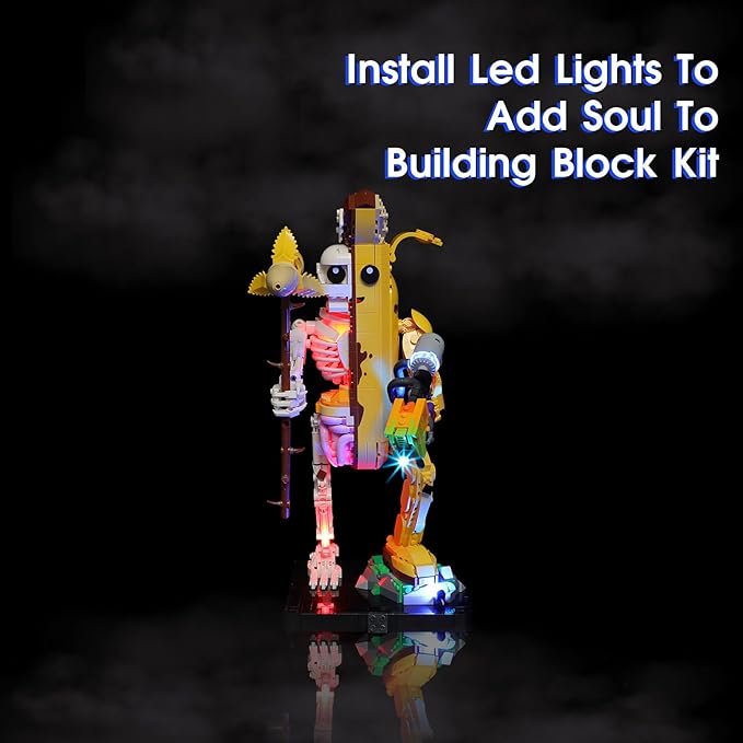 Vaodest Led Light for Lego 77072 Fortress Peely Bone Set,Design and Configuration Compatible with Model 77072(Led Light Only, Not Building Block Kit)