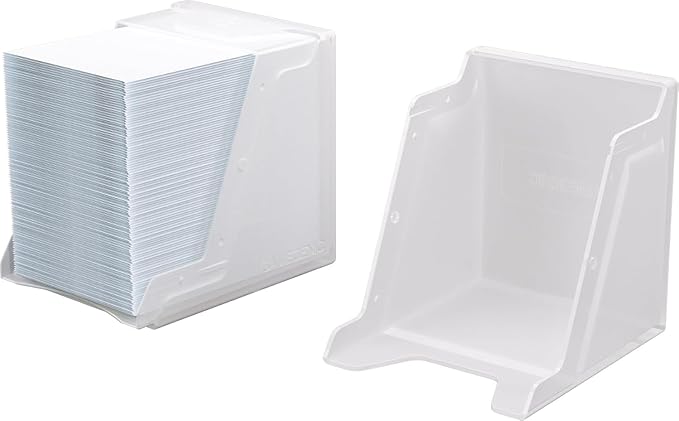 Gamegenic Bastion 100+ XL Deck Box - Compact, Secure, and Perfectly Organized for Your Trading Cards! Safely Protects 100+ Double-Sleeved Cards, White Color, Made
