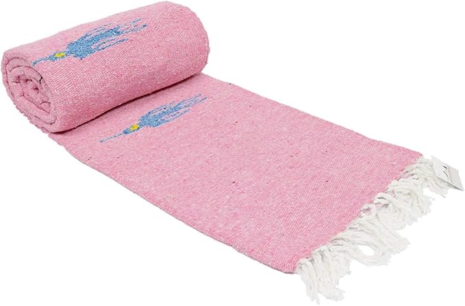 Open Road Goods Mexican Thunderbird Yoga Blanket, Handwoven Throw for Yoga, Meditation, and Home Décor – Versatile Blanket for Beach, Picnic, Camping, or Outdoor Use