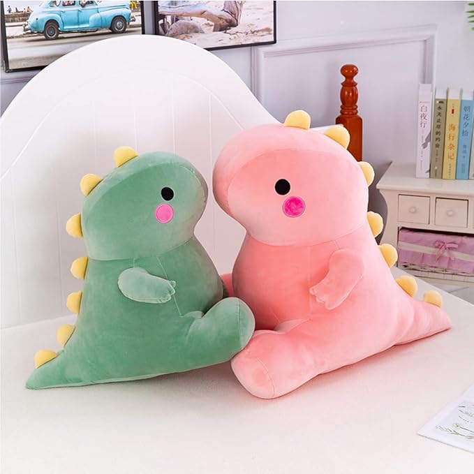 Cute Dinosaur Plush Toys, Fat Dinosaur Stuffed Animals Toys Dolls, Dinosaur Plush Toy Soft Stuffed Animal Dino Plushies Doll Cute Birthday Gifts for Kids Girls Boys (Green,23in)