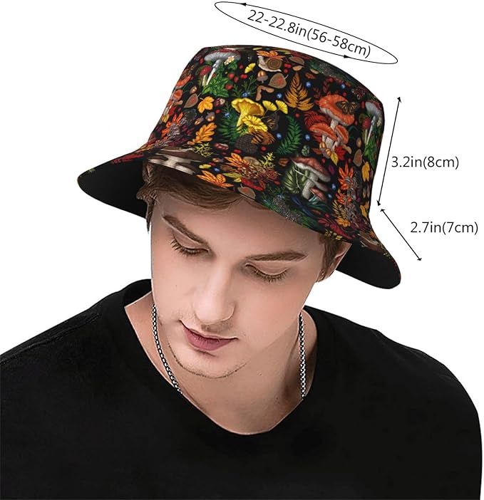Bucket Hats Fashion Sun Cap Packable Outdoor Fisherman Hat for Women and Men