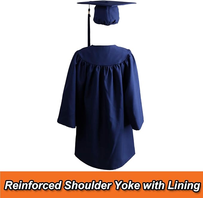 OSBO GradSeason Unisex Matte Kindergarten Graduation Gown Cap Tassel Set 2025
