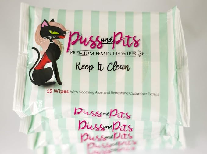 Premium Feminine Wipes (Five Pack)