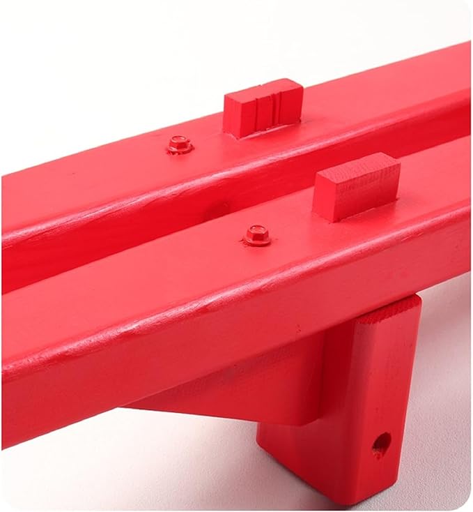 Stilts for Premium Leg - Strap Stilts Smooth Painted Pine Wood Rubber - Coated for Free Hands 5+ 200 - Pound Load Perfect for Sports & Cosplay Events