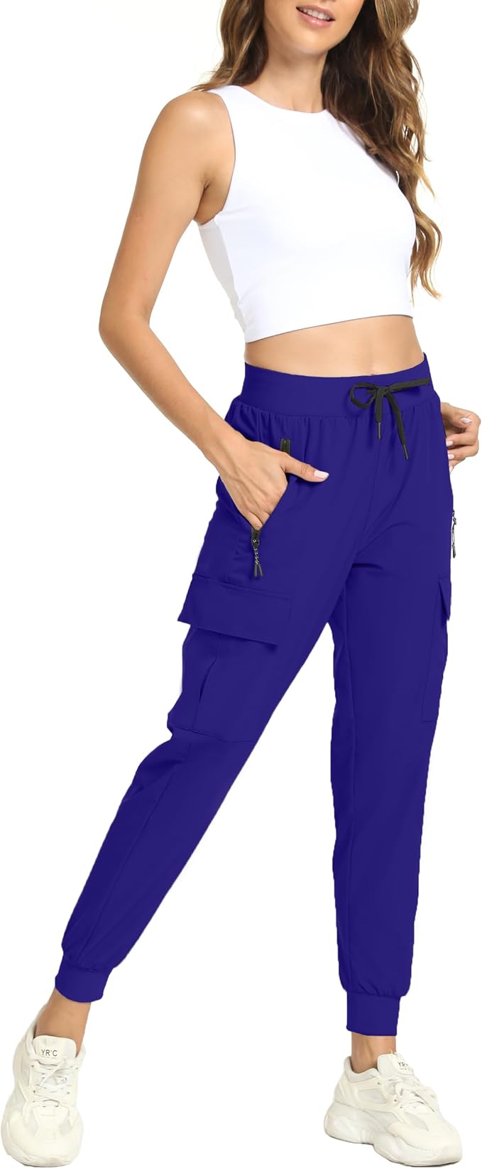 Women's Joggers Cargo Pants Lightweight Quick Dry Hiking Running Pants for Athletic Casual & Outdoor