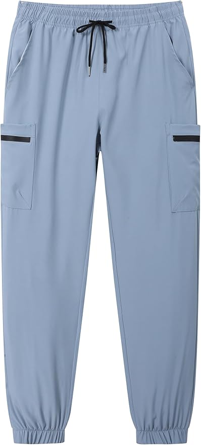 Boys Quick Dry Cargo Pants Kids Hiking Pants Toddler Lightweight Joggers Sweatpants