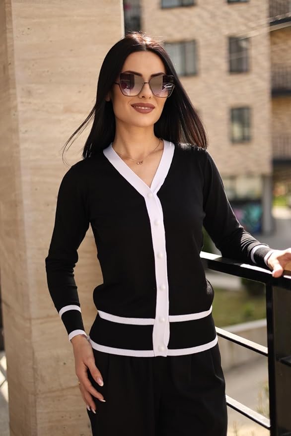 GRACE KARIN Cardigan Sweaters for Women Lightweight Long Sleeve Cropped Cardigan Summer Fall Fashion Clothing Outfits Shrug