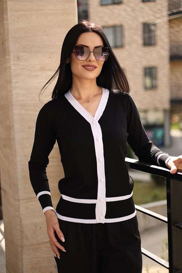 GRACE KARIN Cardigan Sweaters for Women Lightweight Long Sleeve Cropped Cardigan Summer Fall Fashion Clothing Outfits Shrug