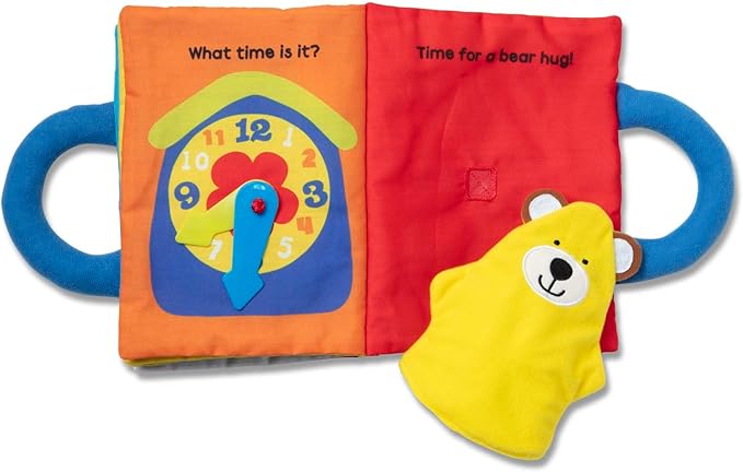 Melissa & Doug K’s Kids My First Activity Book 8-Page Soft Book for Babies and Toddlers Early Learning Developmental Plush Soft Activity for Babies and Toddlers