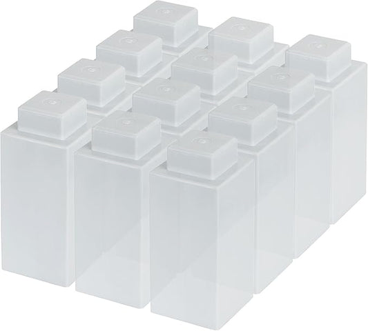 EverBlock 3" x 3" Single Life-Size Plastic Modular Bulk Pack | Giant Building Blocks | Easy to Connect & Reuse | Indoor & Outdoor Use | Build Displays & Structures | Translucent