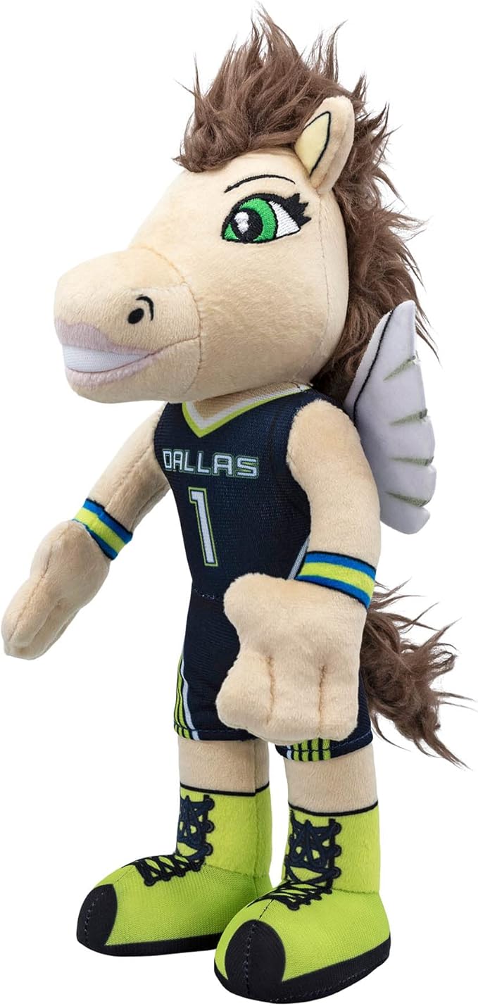 Bleacher Creatures Dallas Wings Lightning 10" Mascot Plush Figure - A Mascot for Play or Display
