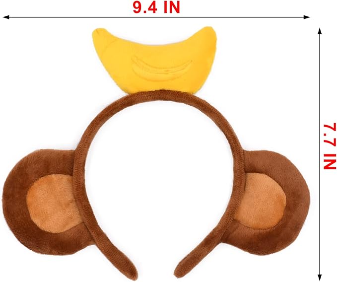 Plush Animal Ears and Horns Headband-Halloween Christmas Festival Theme Party Animal Cosplay Costume Headbands