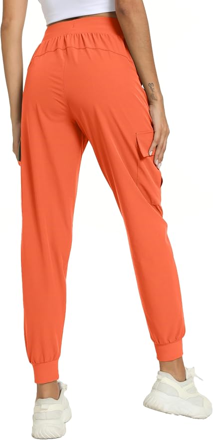Women's Joggers Cargo Pants Lightweight Quick Dry Hiking Running Pants for Athletic Casual & Outdoor