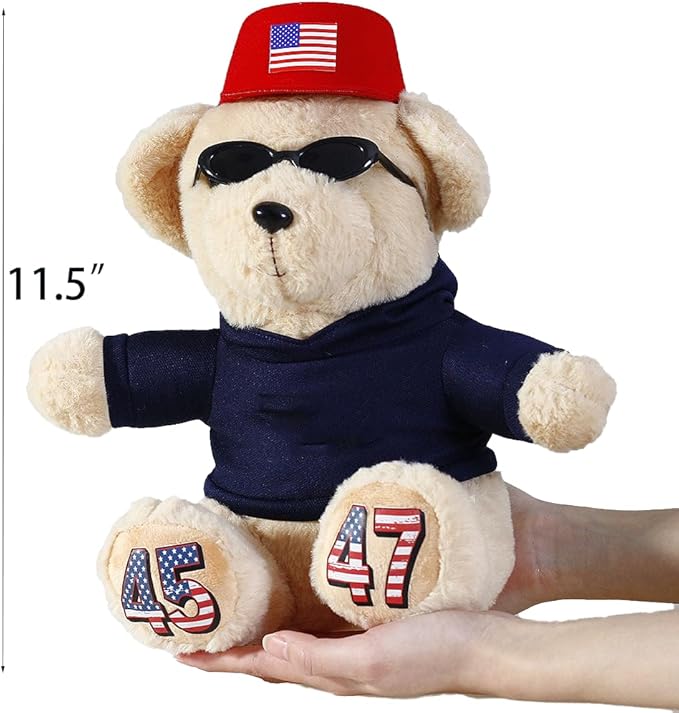 Donald Bear with Red Hat Donald MerchandiseTeddy Bear Donald Gifts Funny Toys